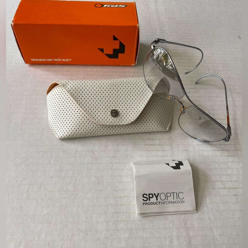 NWT Vintage Y2K Spy Optics Victoria Aviator Sunglasses - Picture 2 of 16